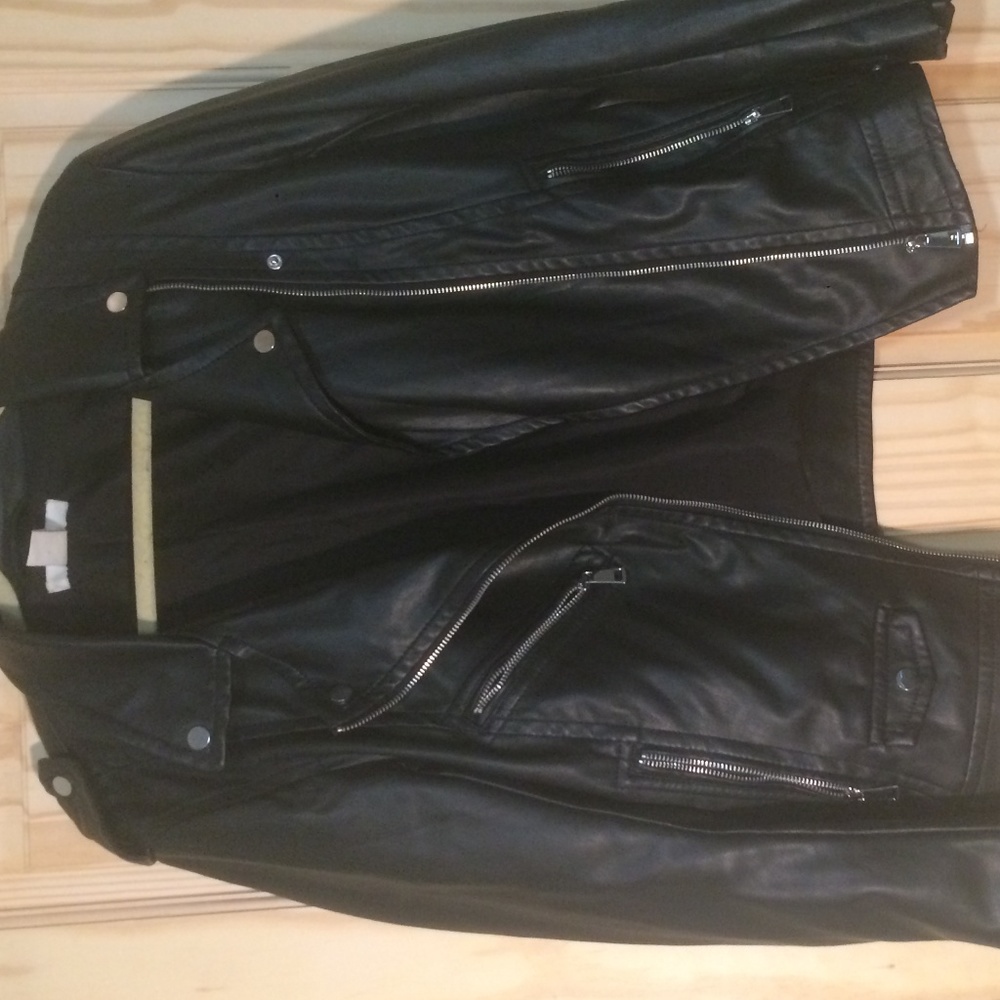 H&M Women's Black Biker Jacket